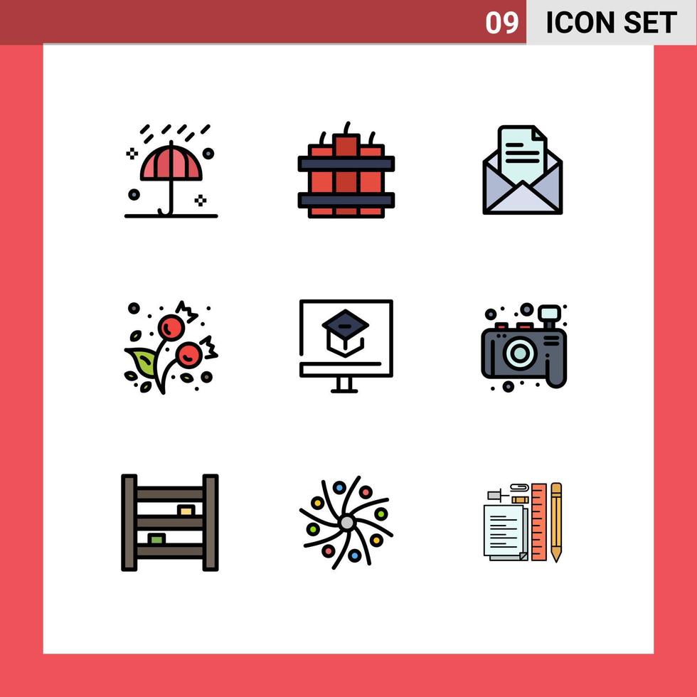 9 Creative Icons Modern Signs and Symbols of knowledge cold text food autumn Editable Vector Design Elements