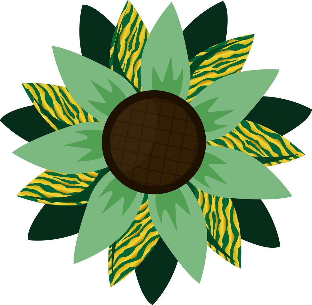 St Patricks Day Sunflower vector