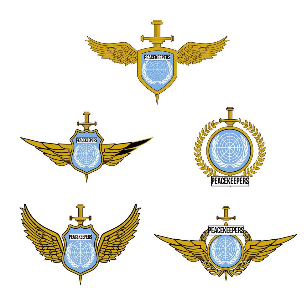 Military Brevet, promotion in rank that is given to a military officer for distinguished conduct or service vector