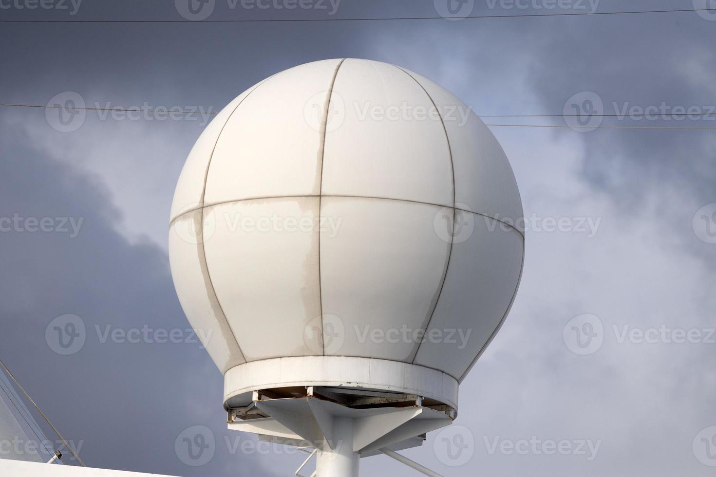 Ship sphere radar photo