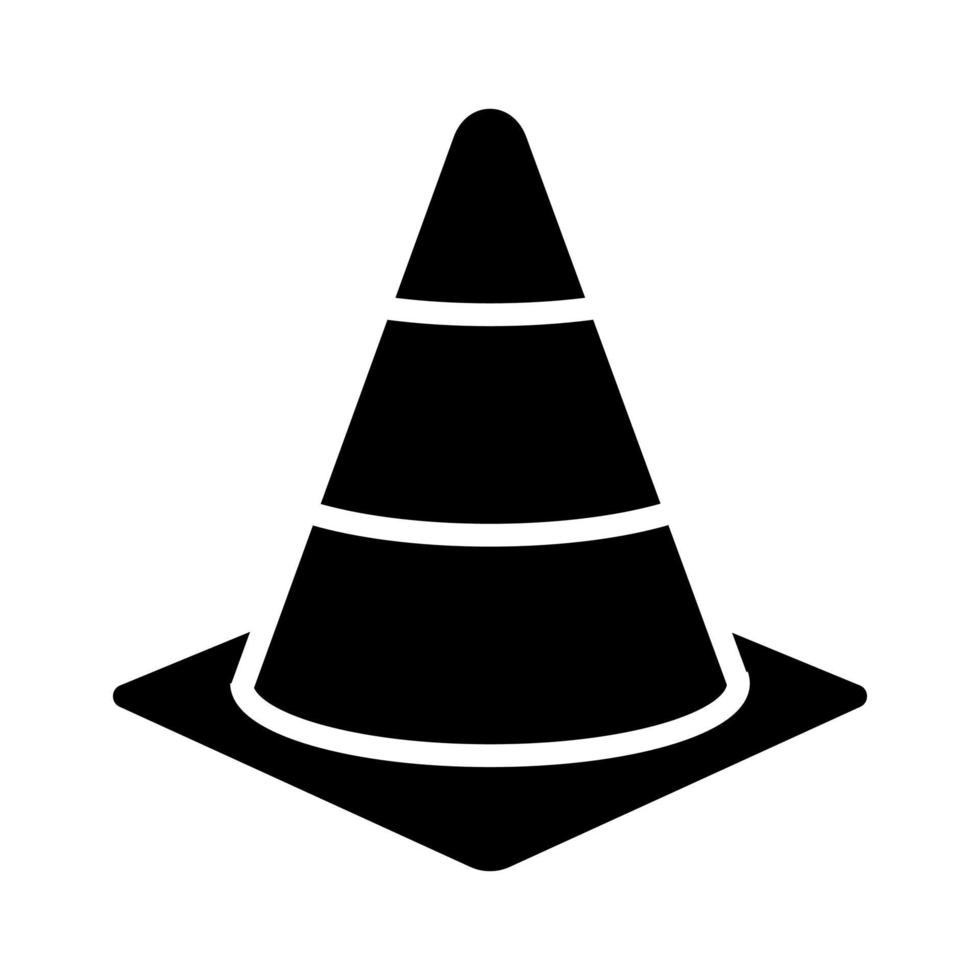 Safety cone icon vector for your website design, logo, app, UI. Vector illustration