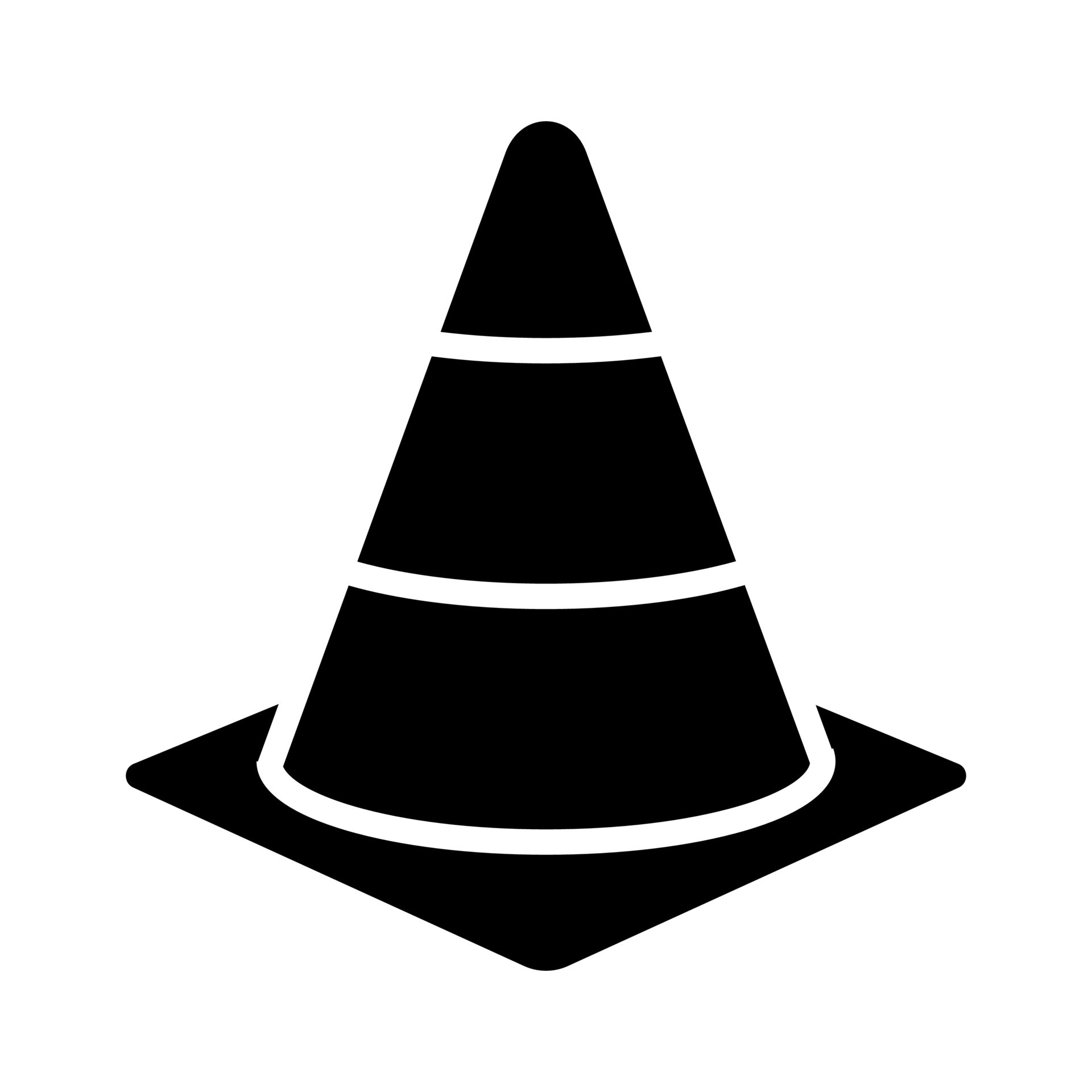Safety cone icon vector for your website design, logo, app, UI. Vector
