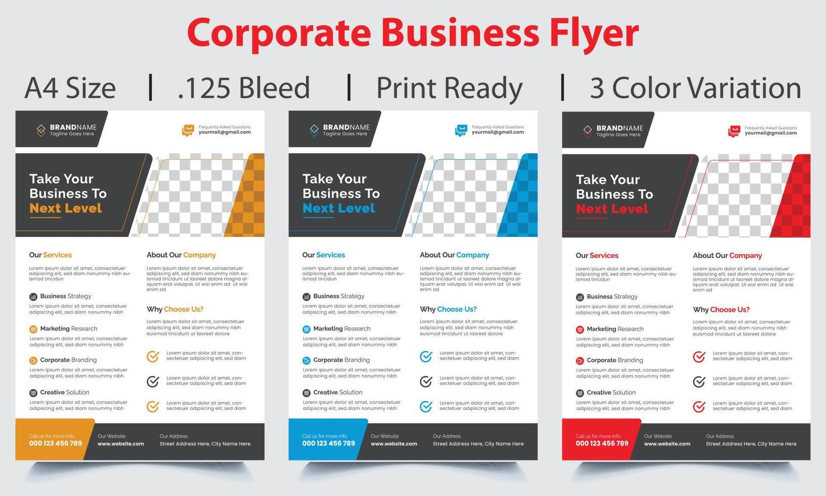 Corporate Business Flyer vector