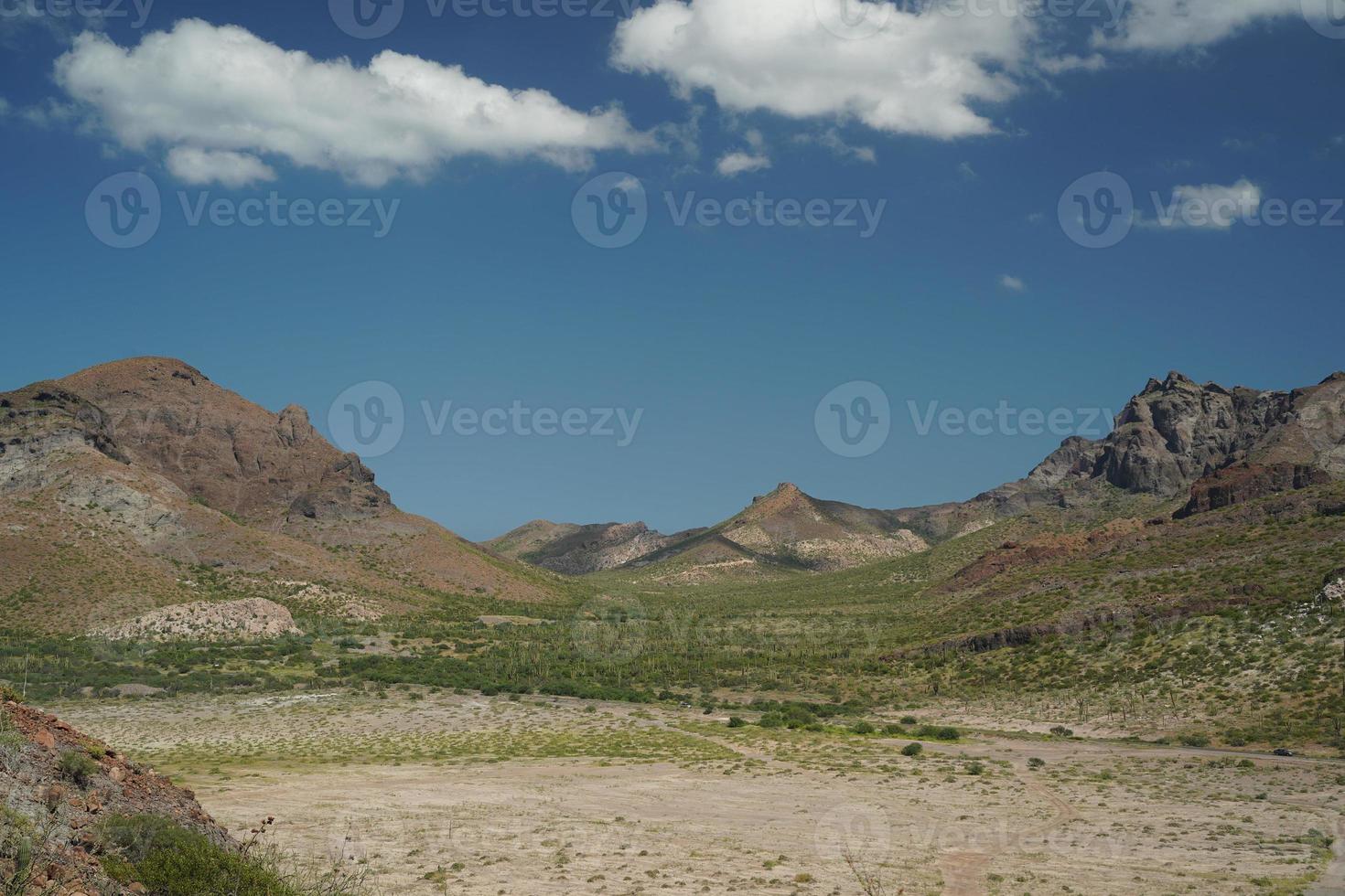 playa balandra aerial view la paz baja california photo