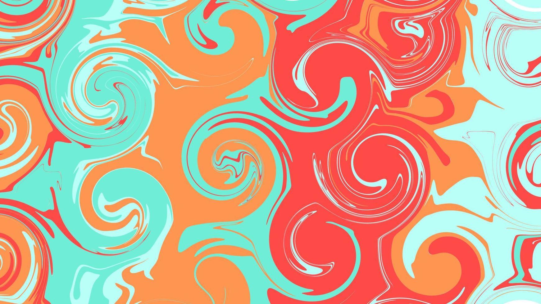 Abstract marble texture background pattern blue orange modern design vector