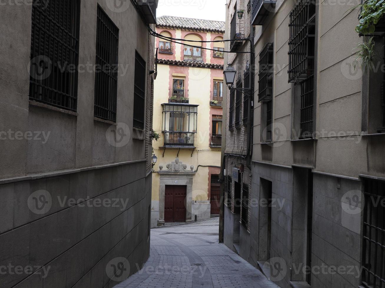 Toledo medieval old town, Spain photo