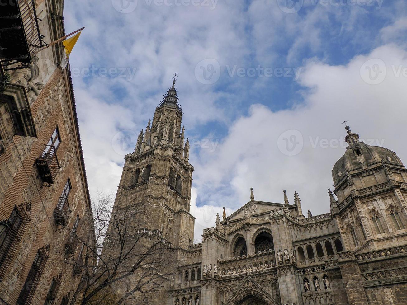 Toledo cathedral church medieval old town, Spain photo