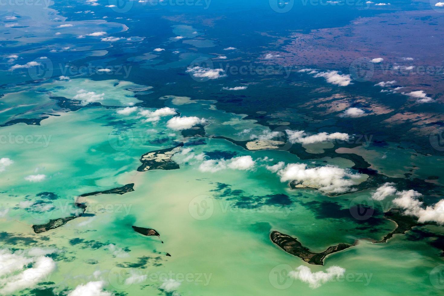 Florida Miami aerial view panorama landscape photo