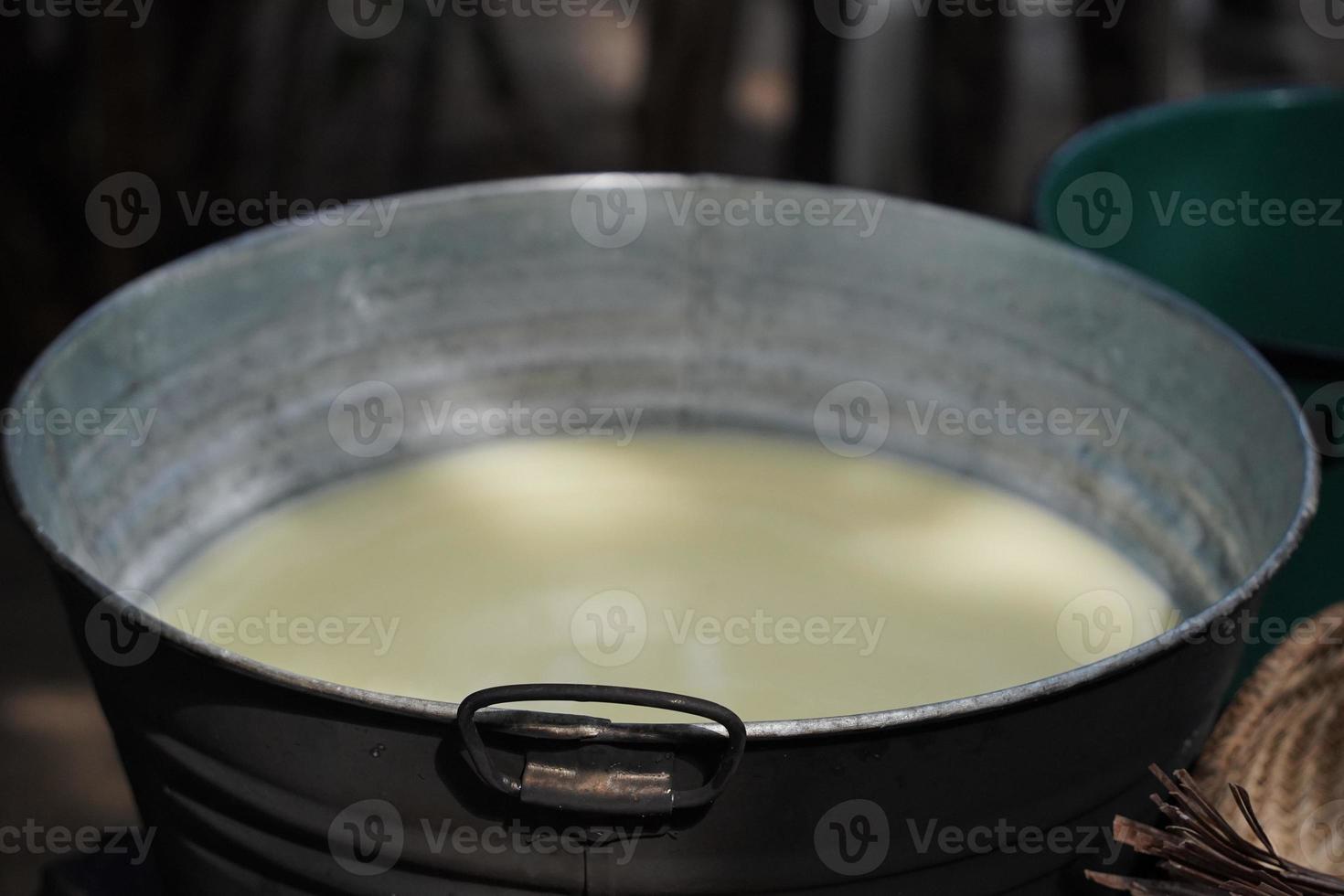 Hand made fresh cheese photo