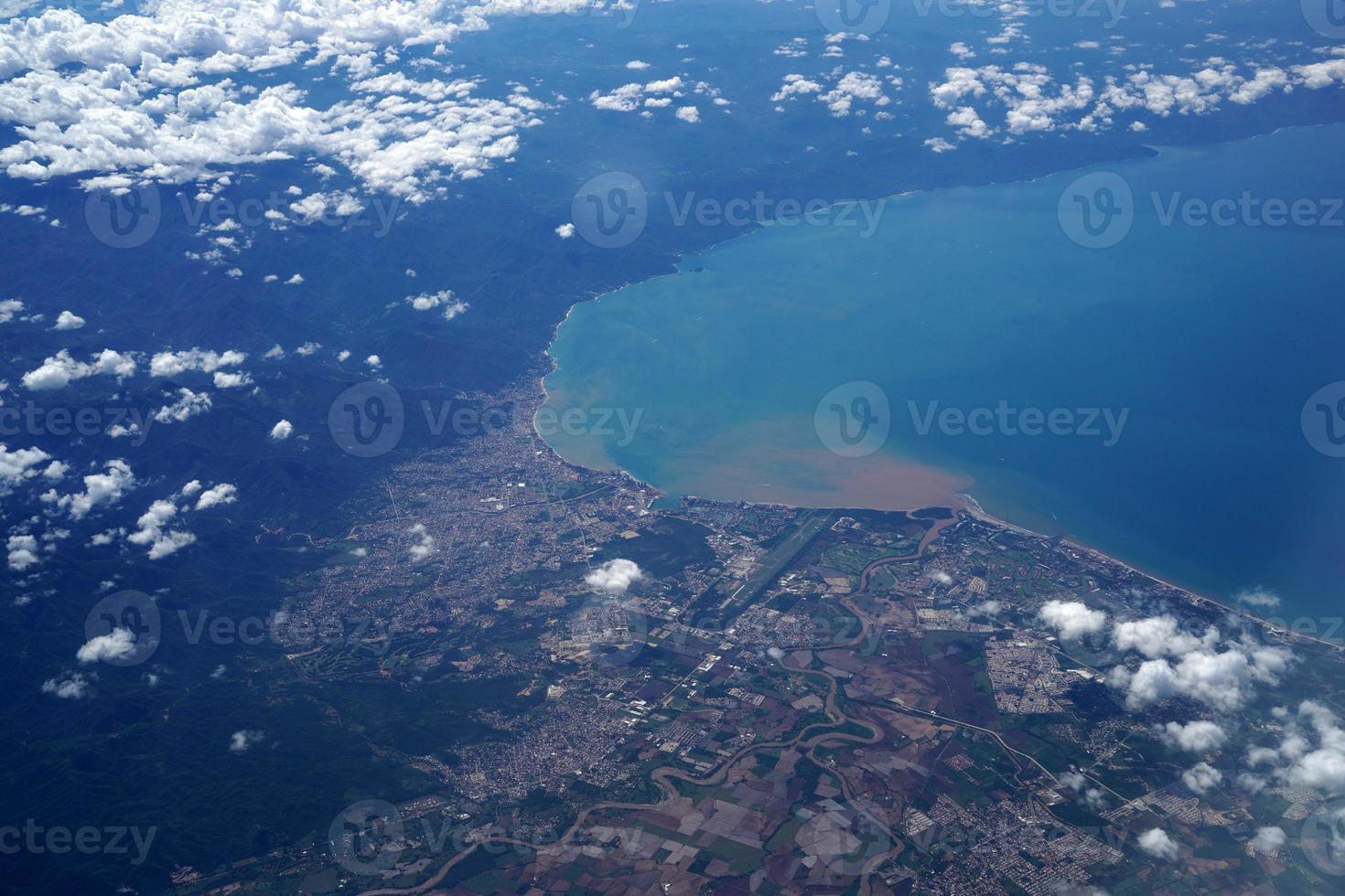 Puerto vallarta mexico aerial view photo