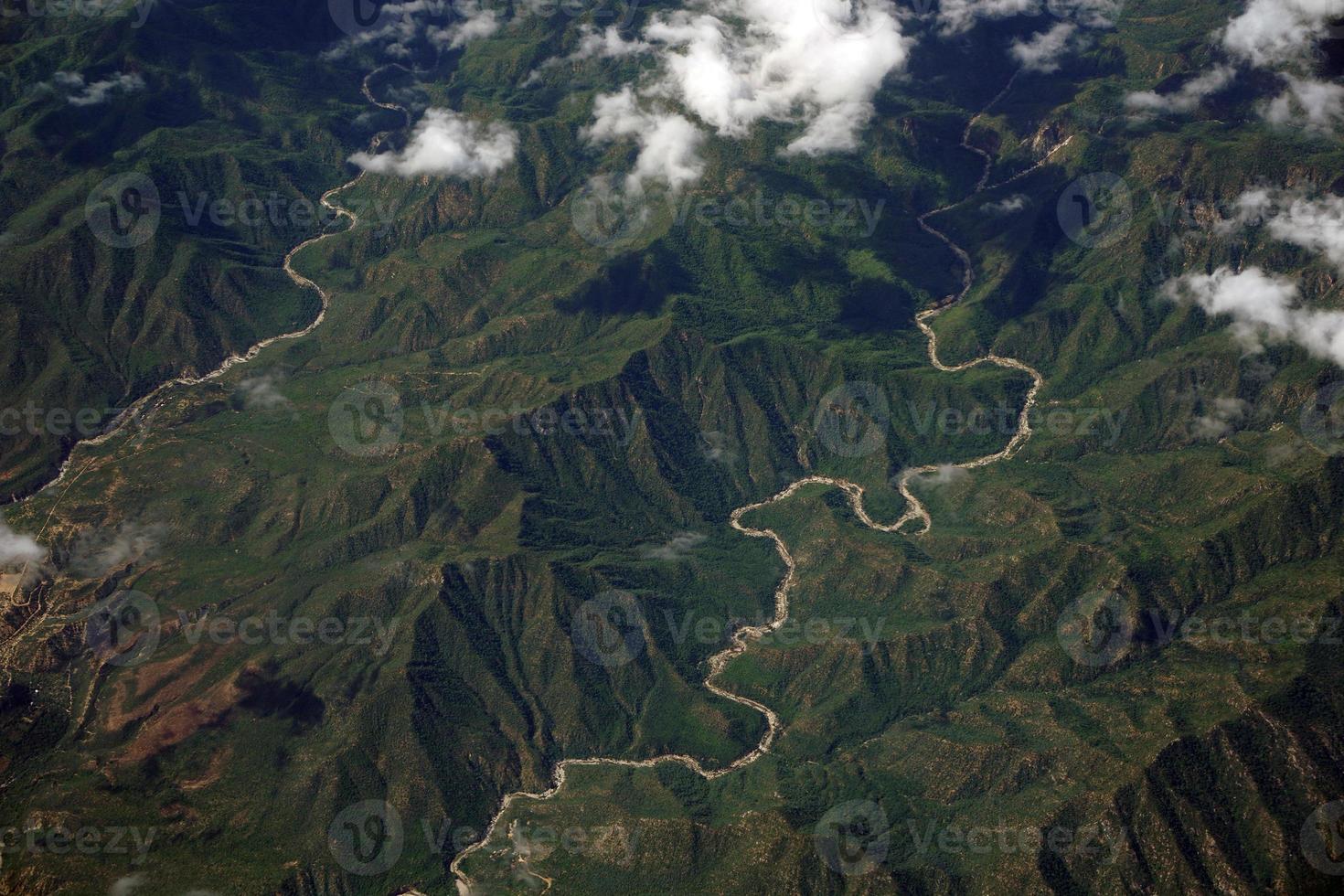 baja california sur sierra aerial view photo