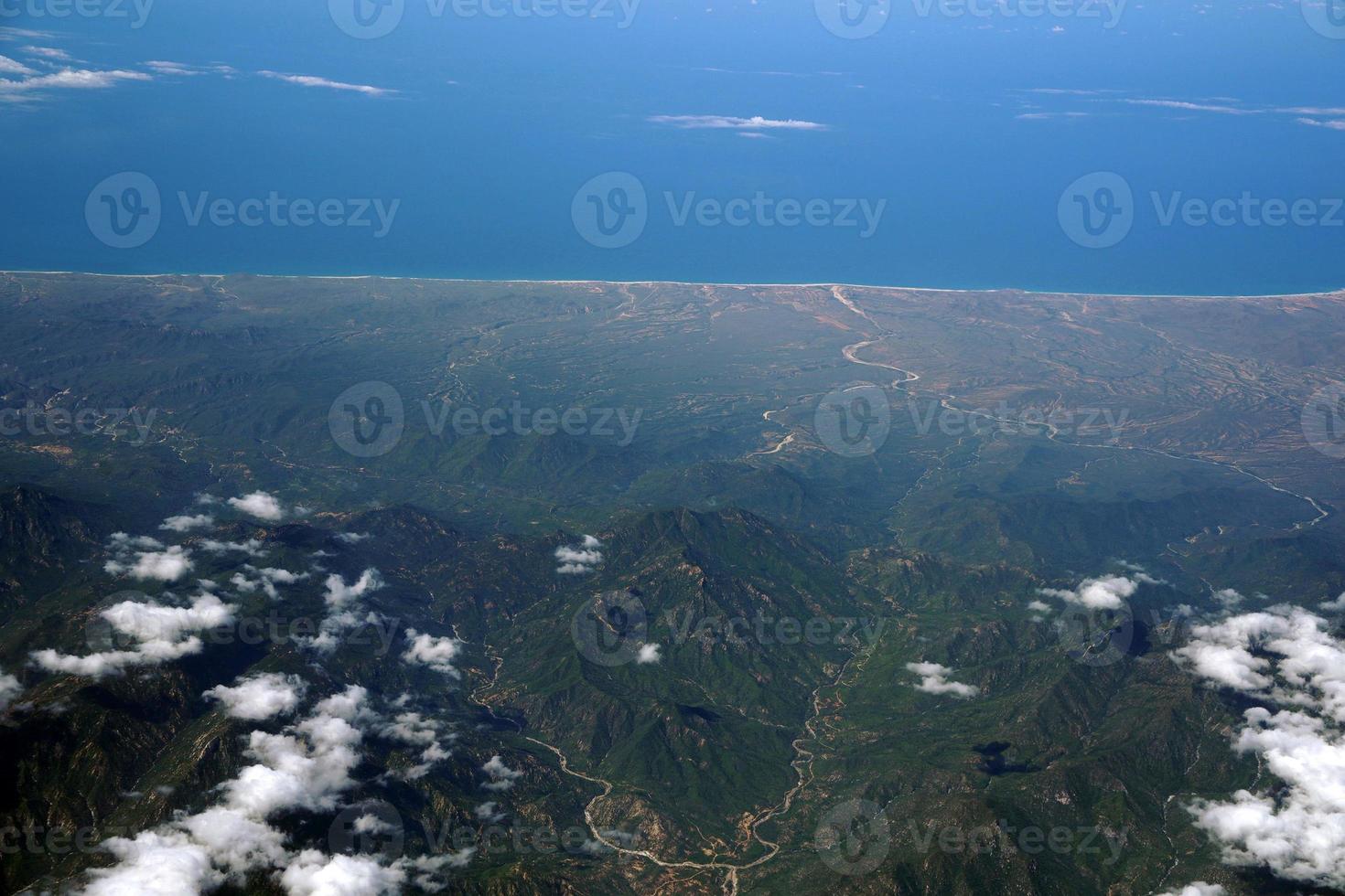 baja california sur sierra aerial view photo
