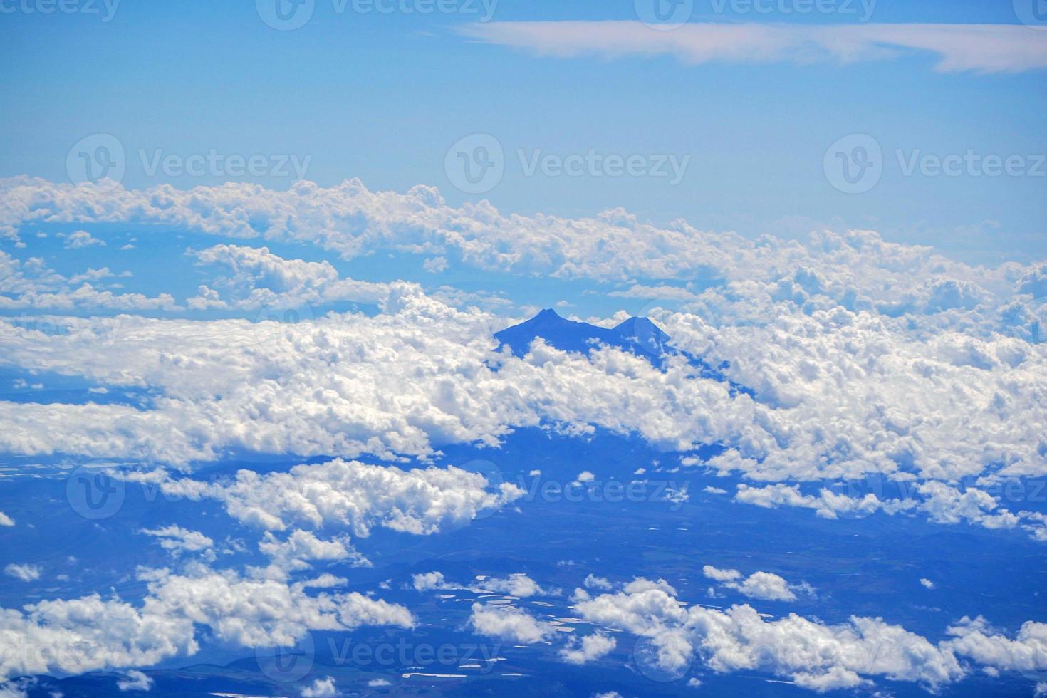 Guadalajara jalisco aerial panorama landscape from airplane photo