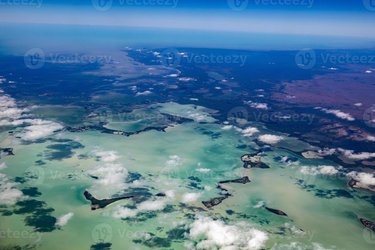 Florida Miami aerial view panorama landscape photo