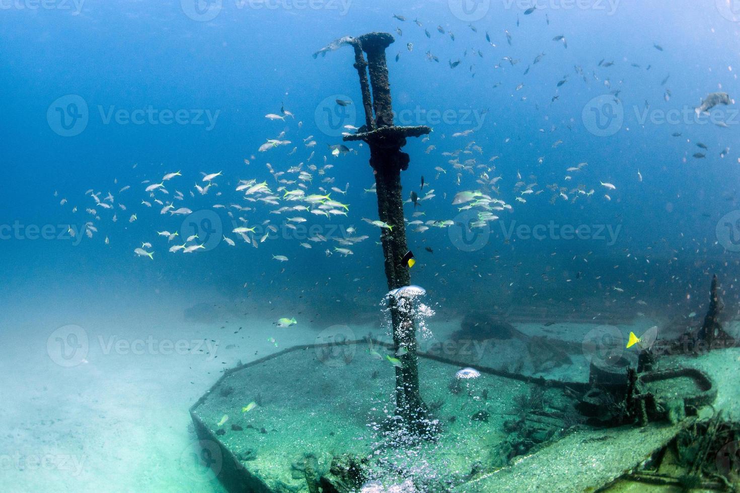 Ship Wreck in bali indonesia indian ocean photo