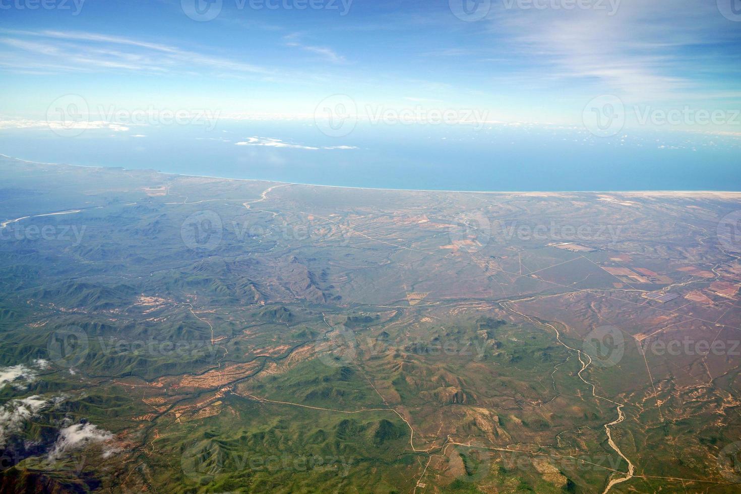 baja california sur sierra vista aerea foto