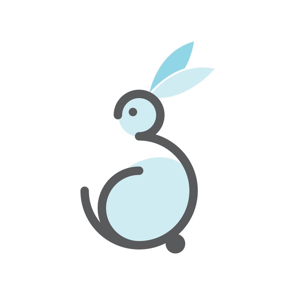 Rabbit Logo template vector