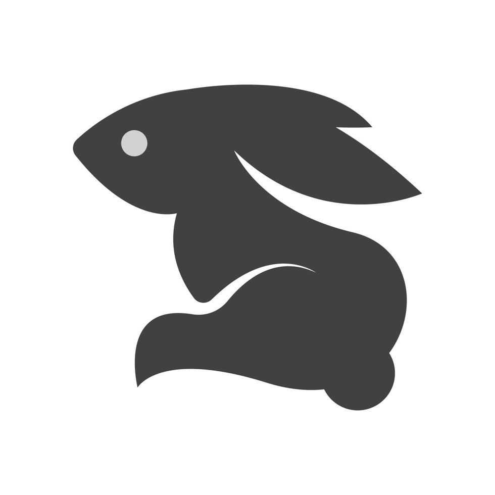 Rabbit Logo template vector