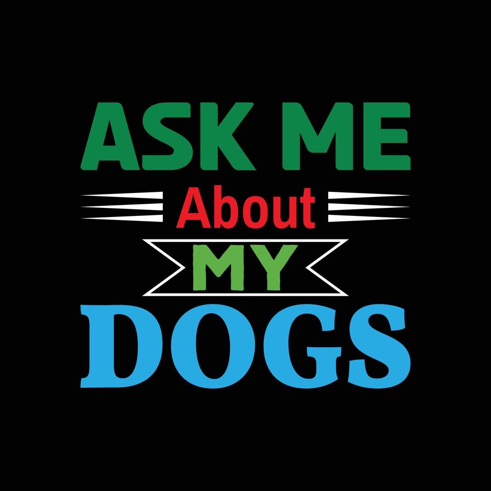 DOG T-SHIRT DESIGN vector