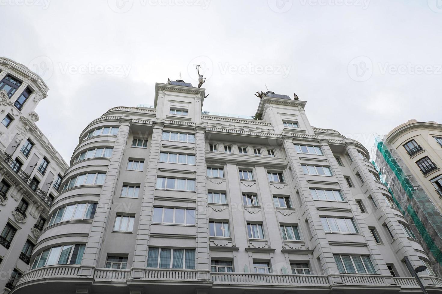 madrid spain gran via building photo