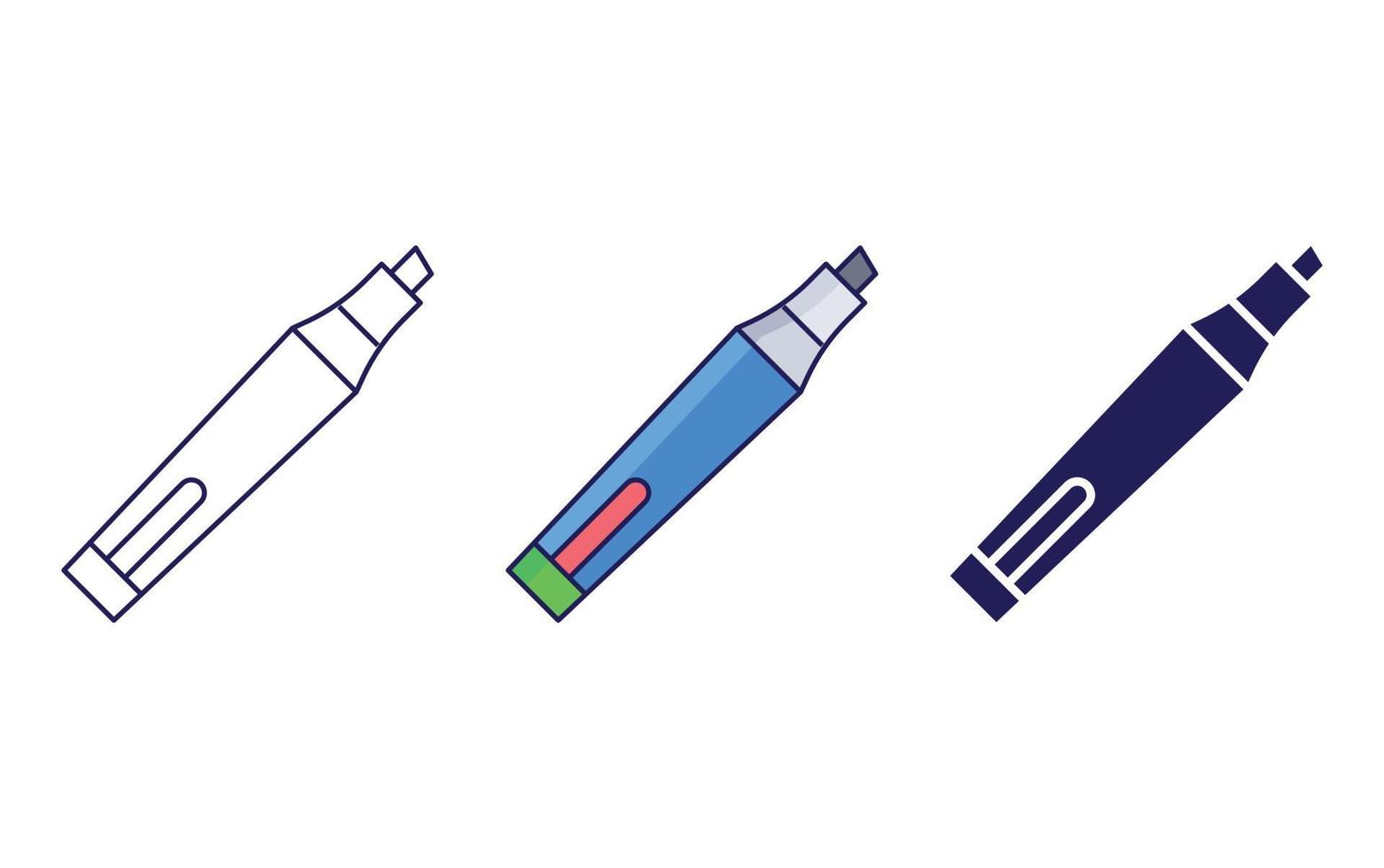 Marker vector icon