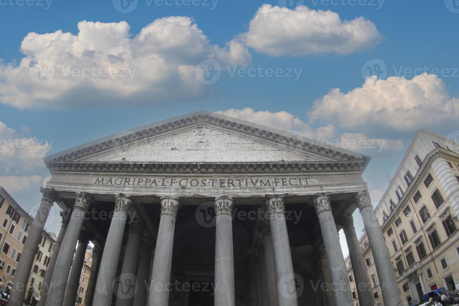 Pantheon in Rome external view photo