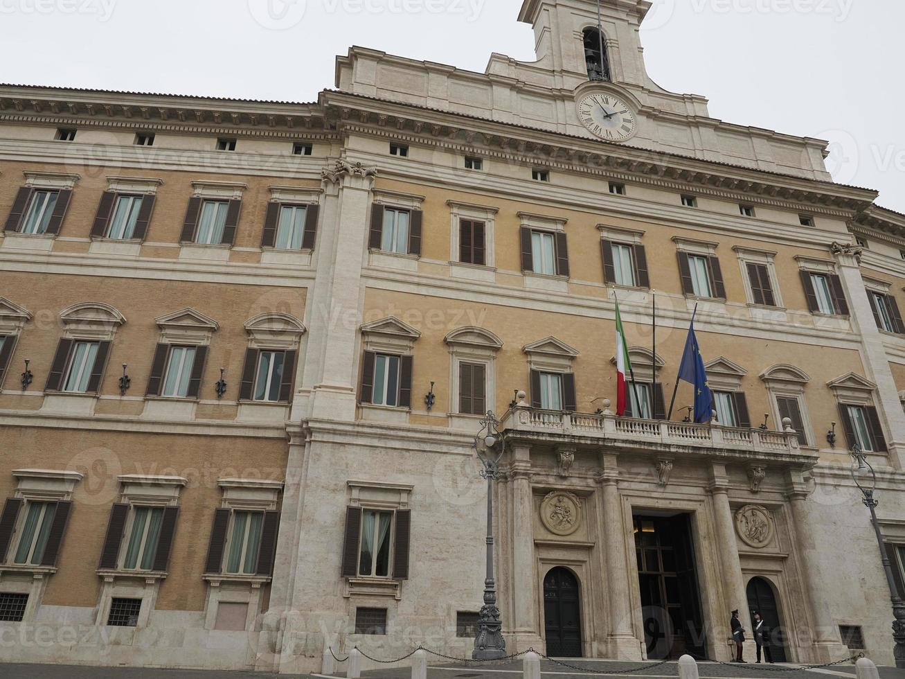 Montecitorio is a palace in Rome and the seat of the Italian Chamber of Deputies photo