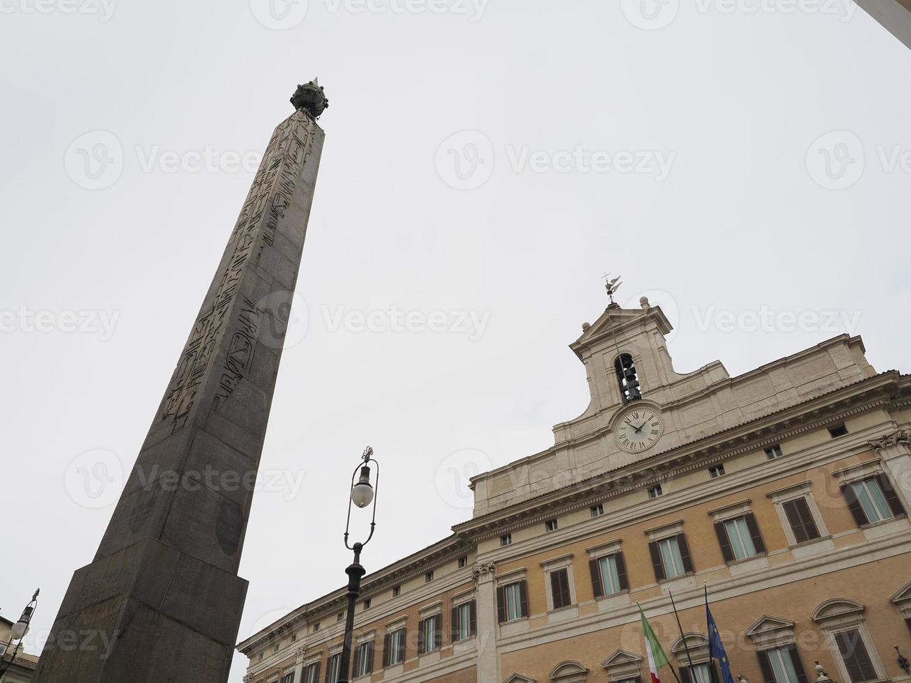 Montecitorio is a palace in Rome and the seat of the Italian Chamber of Deputies photo