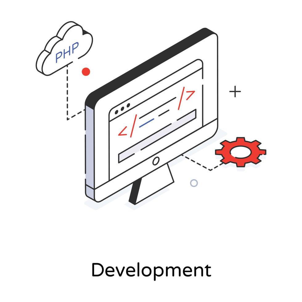 conceptos de desarrollo de moda vector