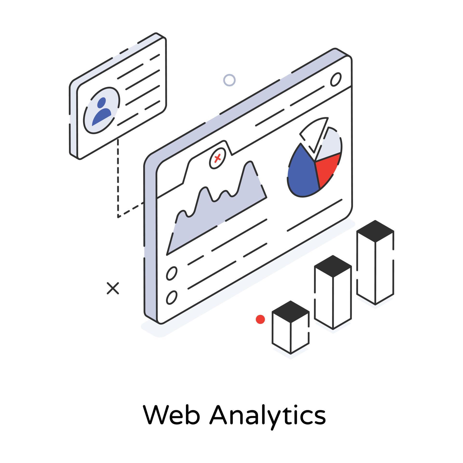 Trendy Web Analytics 17310003 Vector Art at Vecteezy