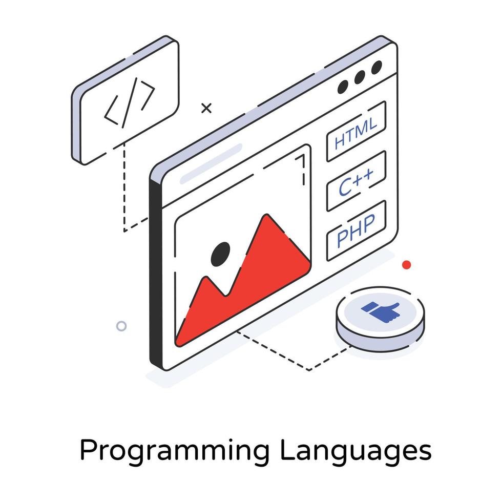 Trendy Programming Languages 17310036 Vector Art at Vecteezy