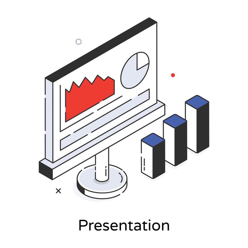 Trendy Presentation Concepts vector