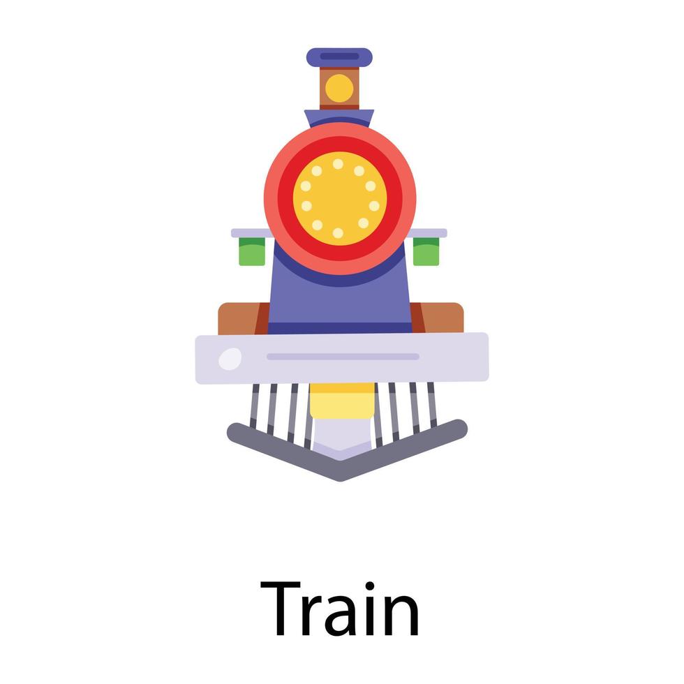 Trendy Train Concepts vector