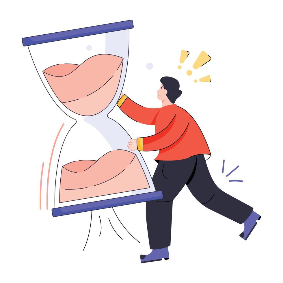 Trendy Duration Concepts vector