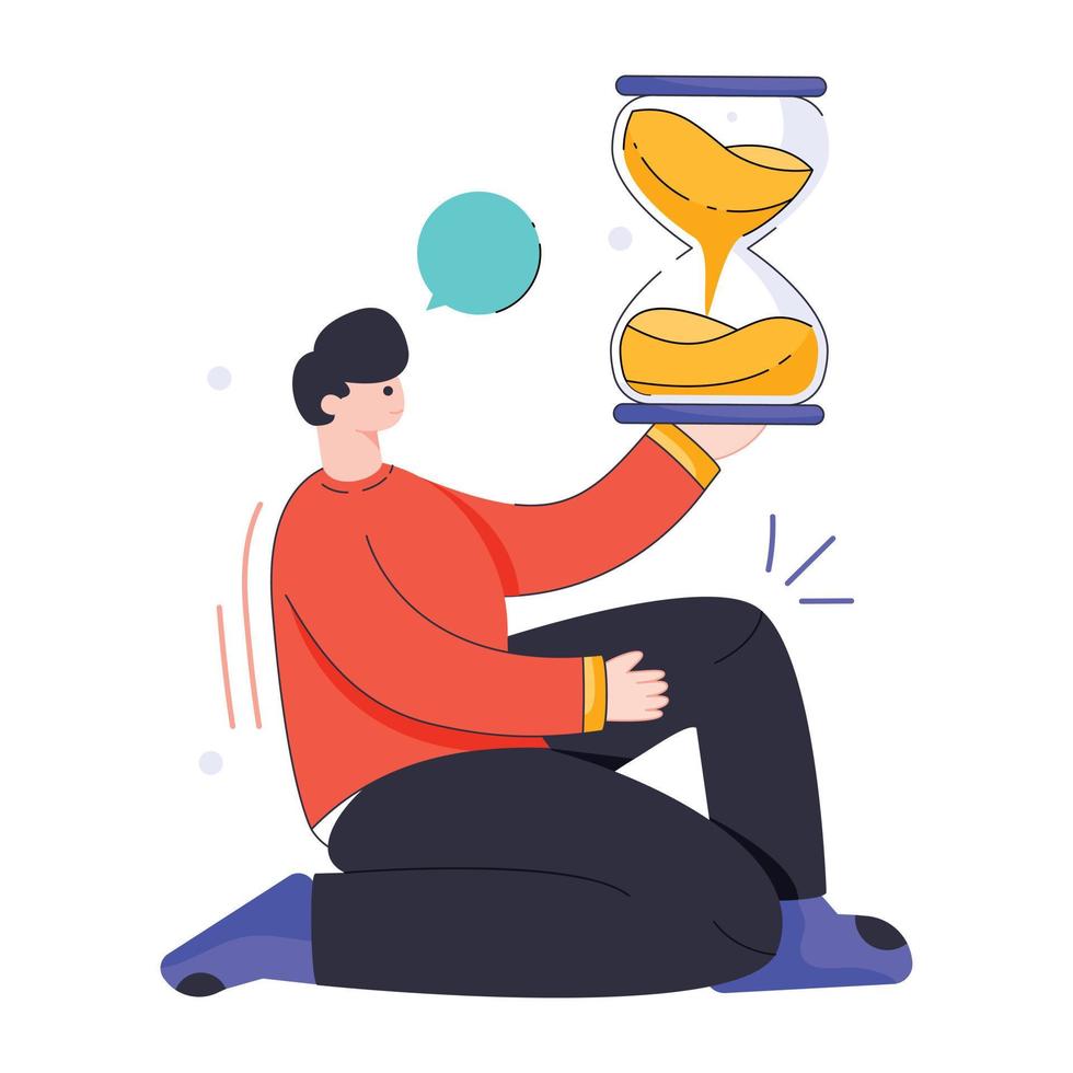 Trendy On Time vector
