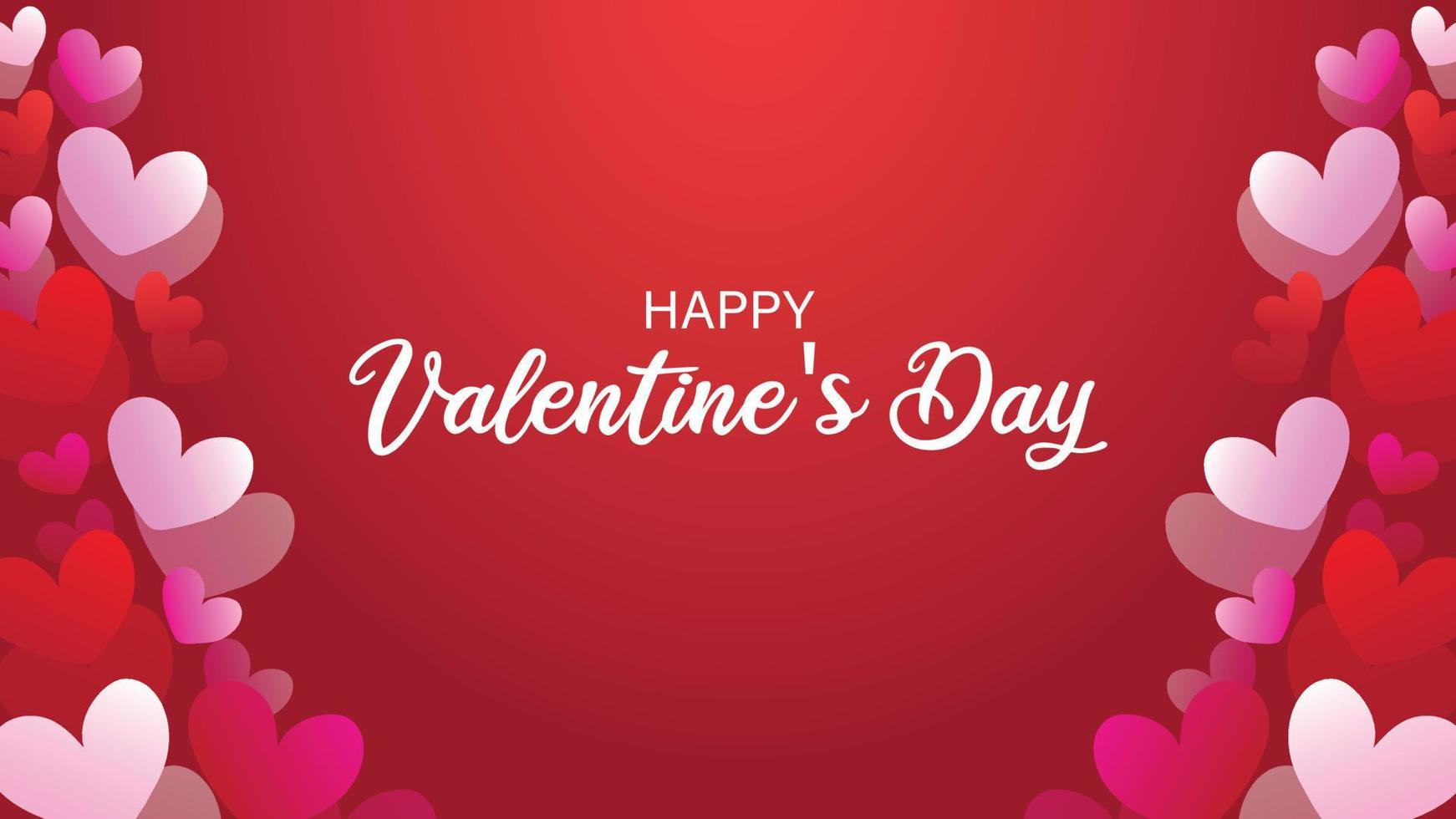 Valentines day greeting card vector