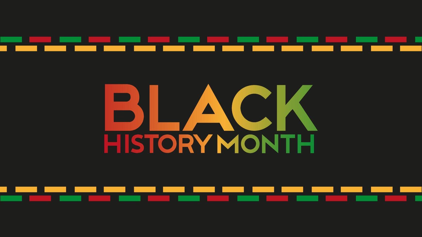 Black history month vector