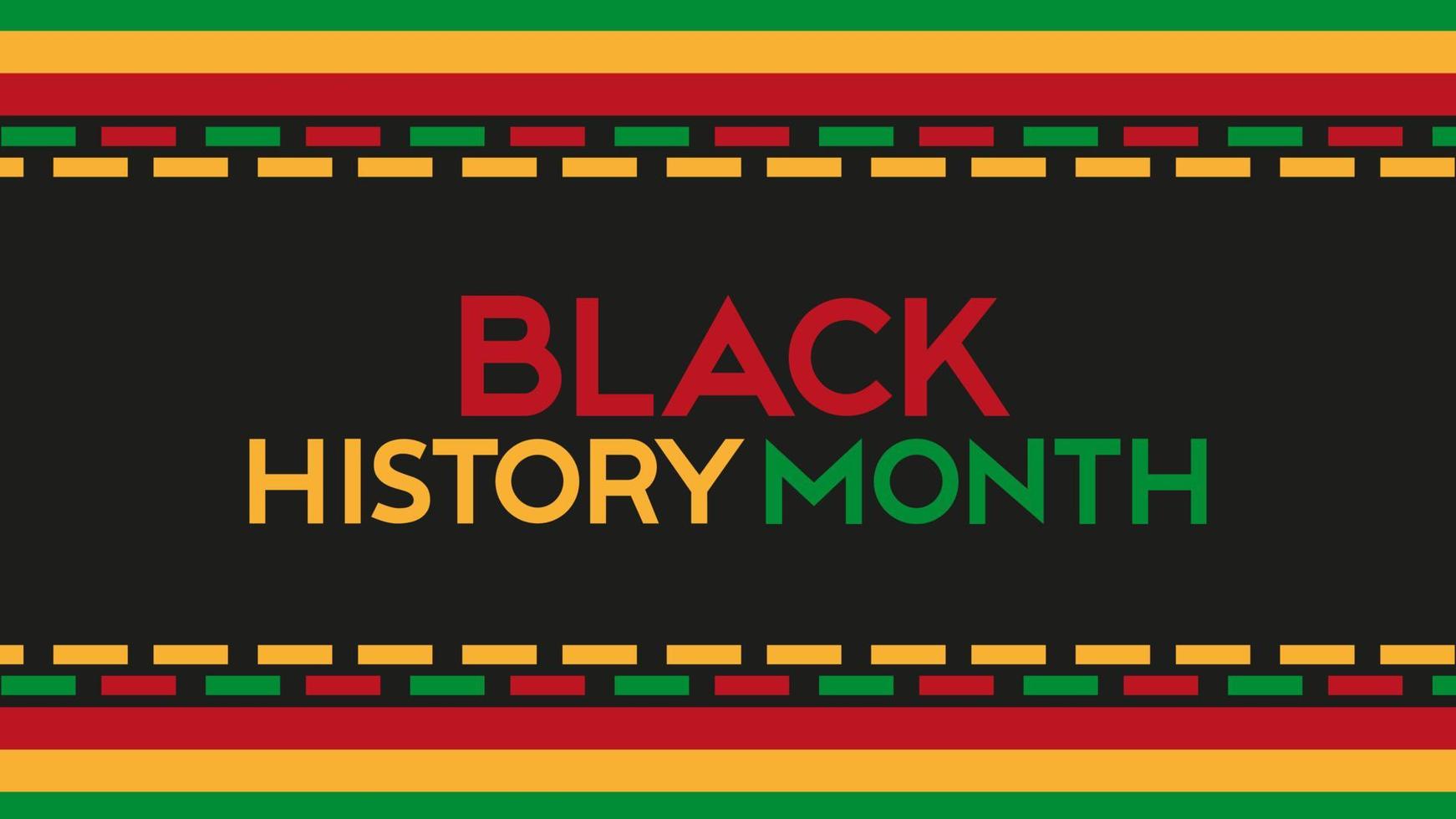 Black history month vector