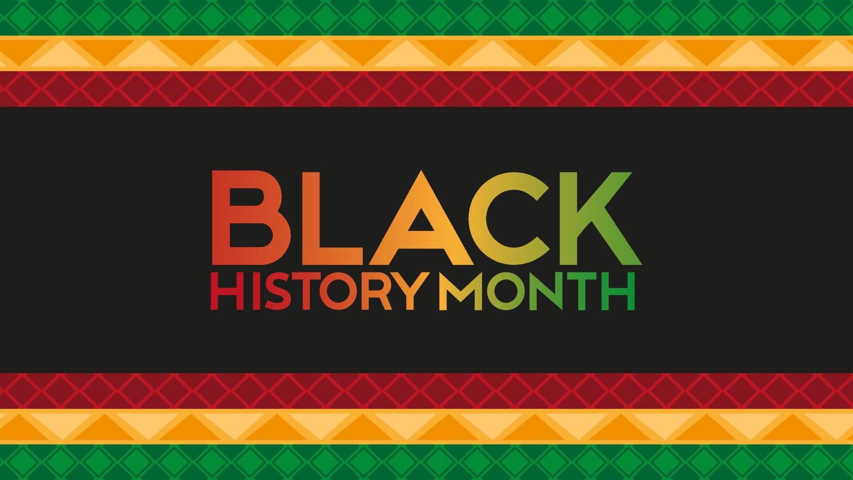 Black history month vector