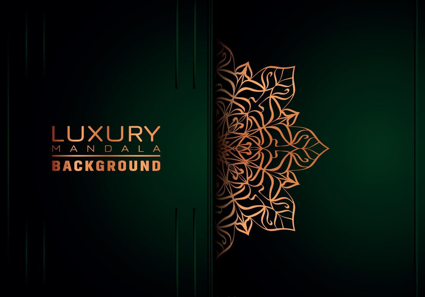 Luxury ornamental mandala background, arabesque style vector