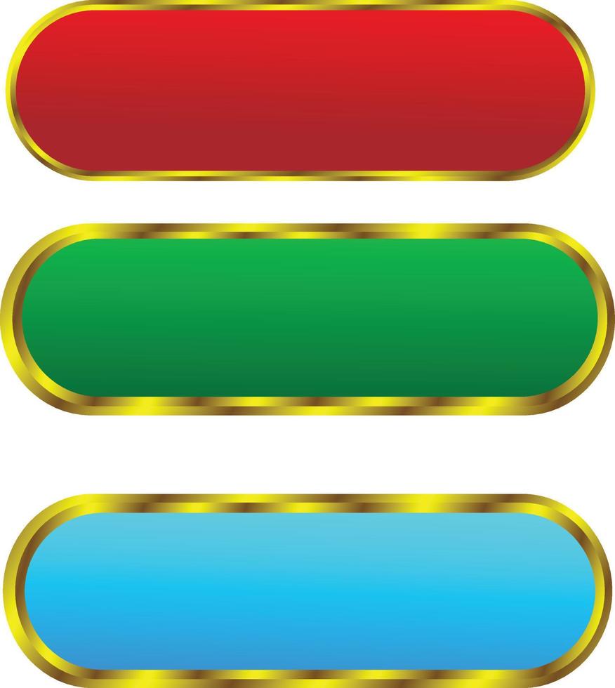 conjunto de marco de título de banner islámico árabe dorado de lujo png fondo transparente cuadro de texto dorado imágenes de diseño vectorial vector