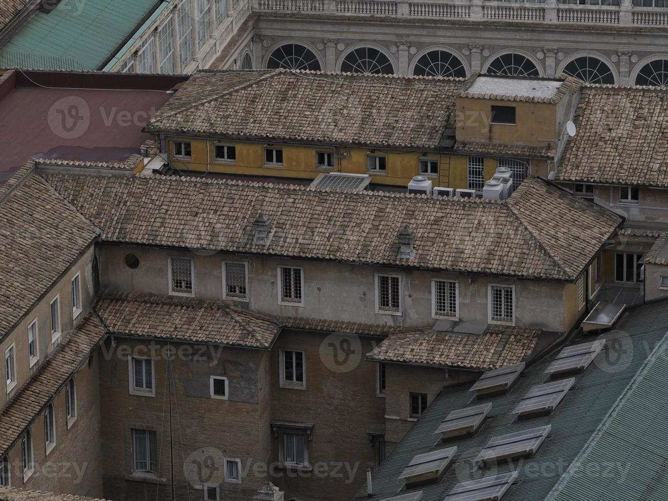 basílica de san pedro roma vista desde la azotea foto
