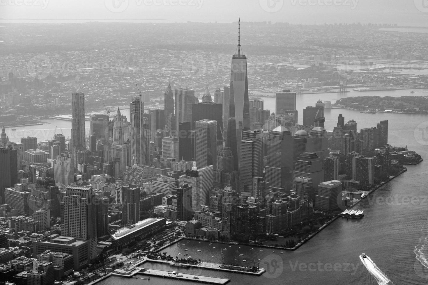 new york manhattan aerial view photo