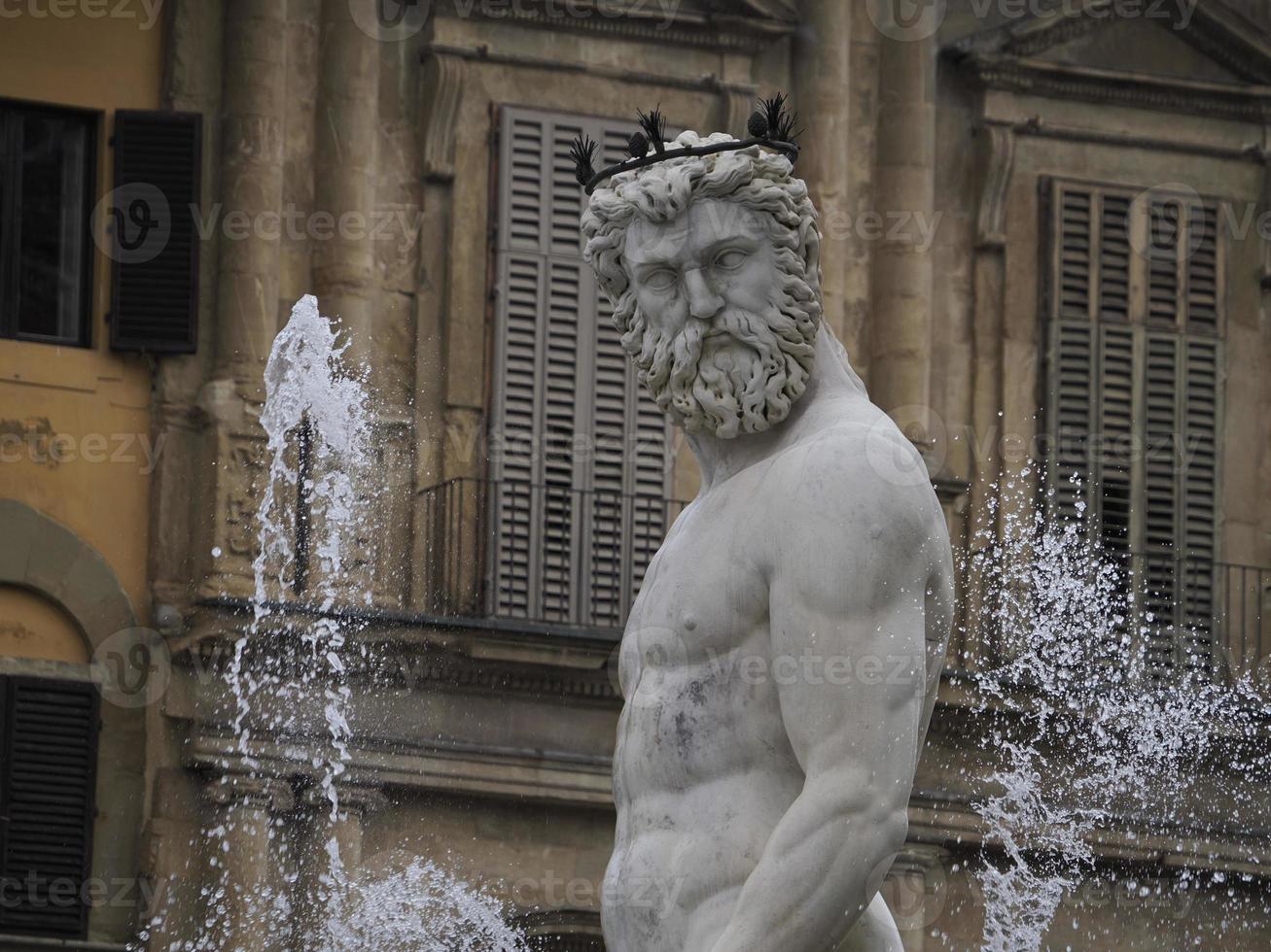 florencia neptuno estatua della signoria lugar foto