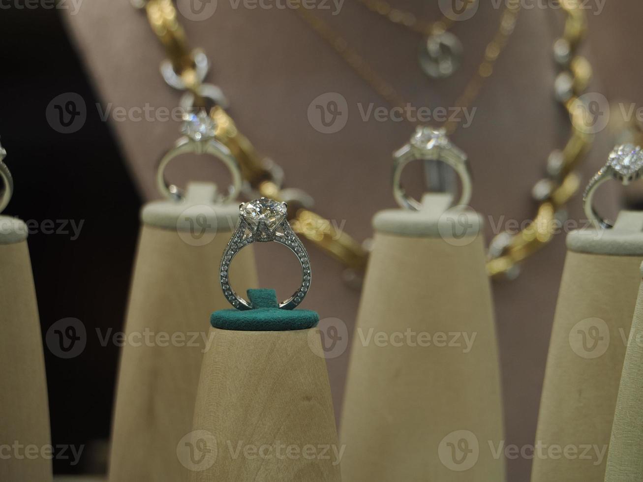 gold jewels in ponte vecchio florence shops photo