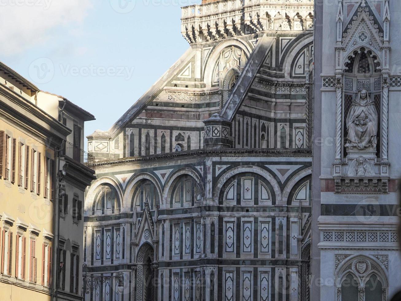 Florence dome santa maria del fiore detail photo