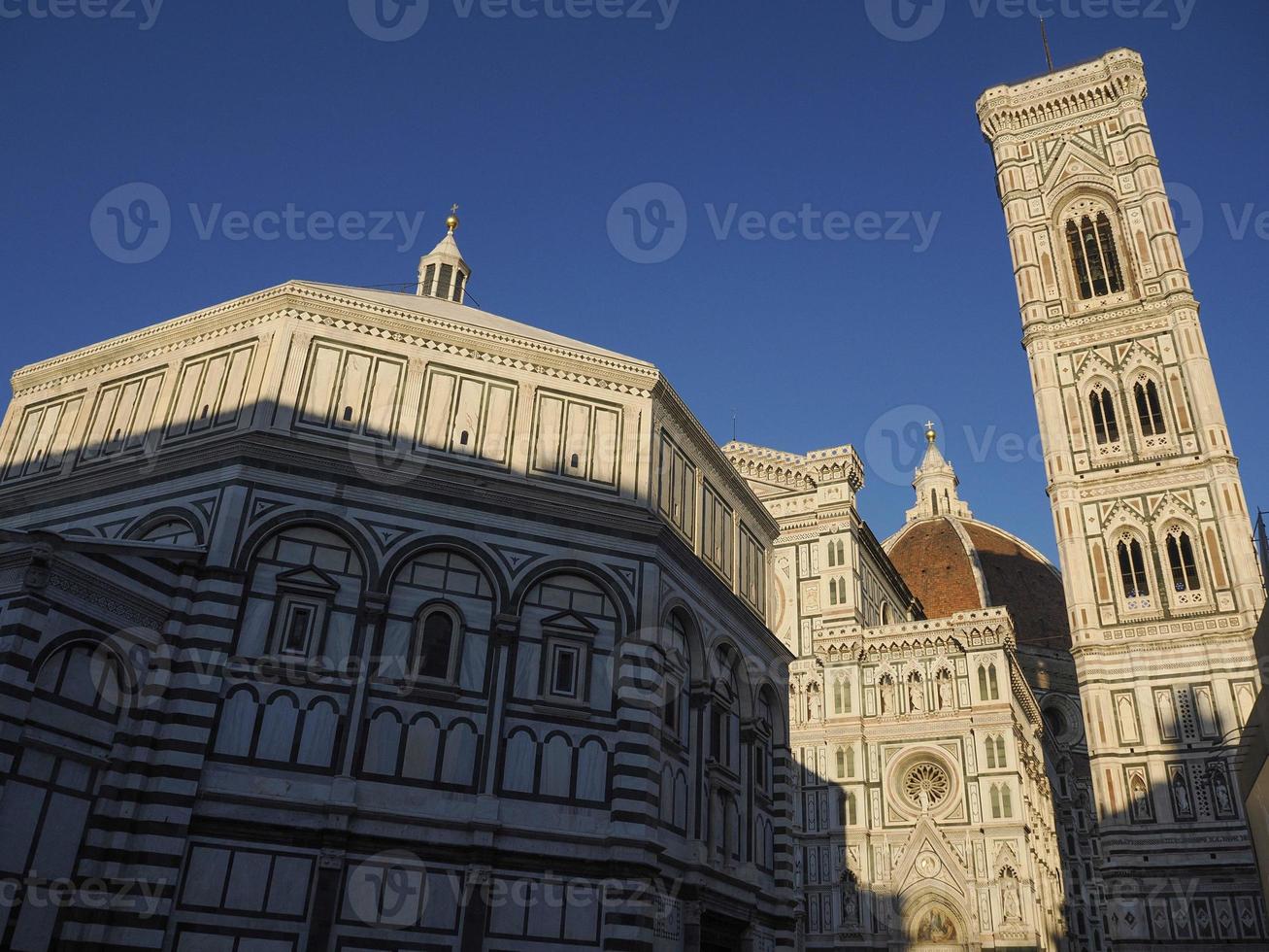 Florence dome santa maria del fiore detail photo