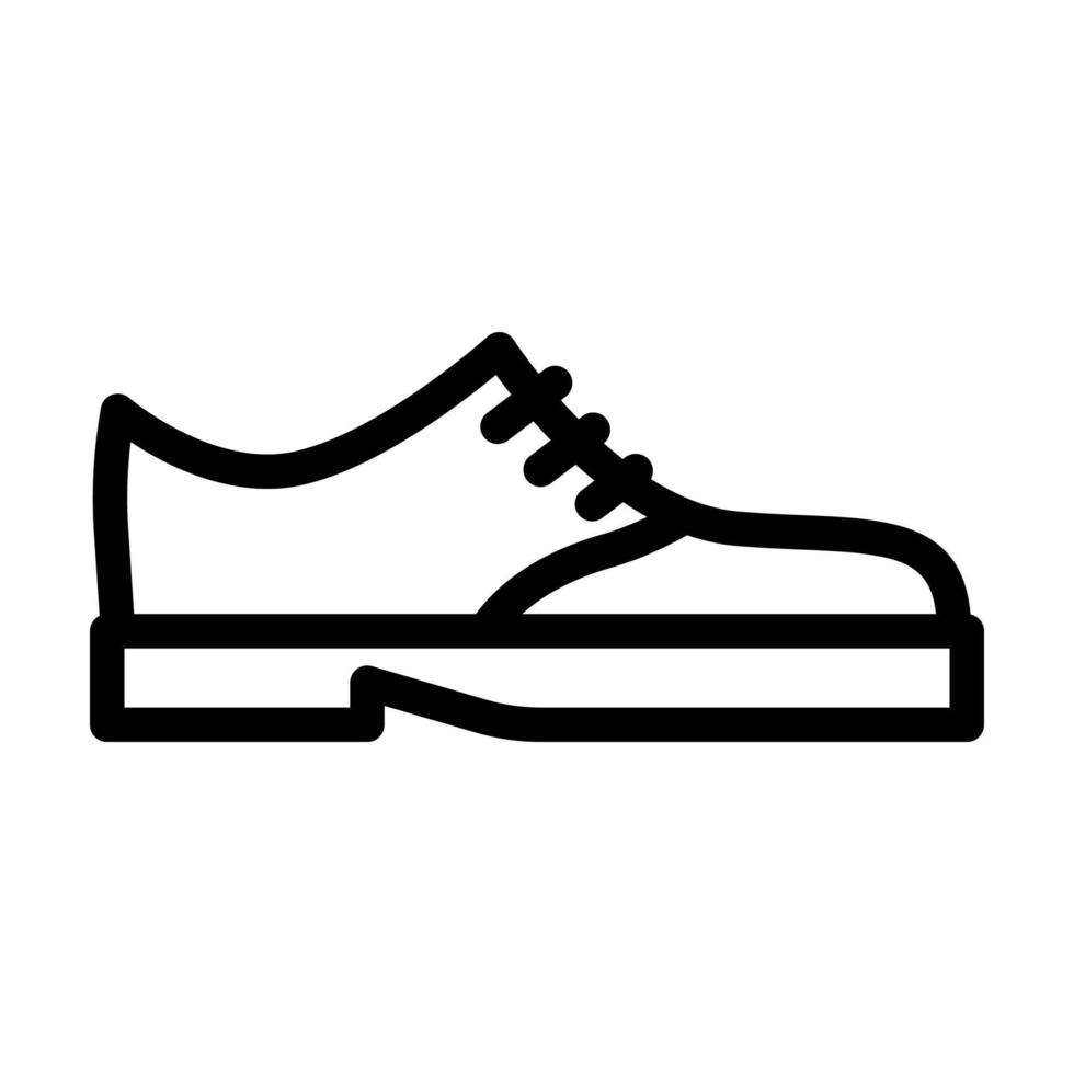 shoes for groom line icon vector illustration