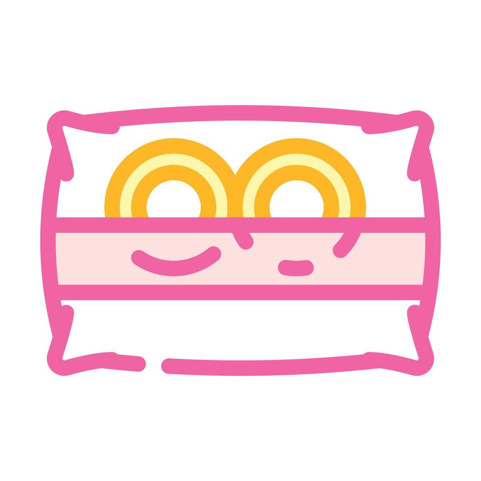 ring cushion color icon vector illustration