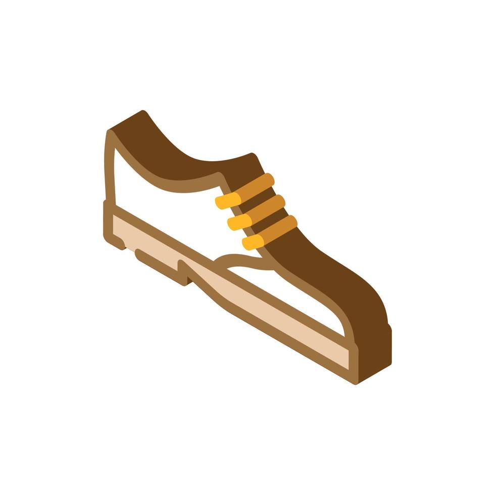 shoes for groom isometric icon vector illustration